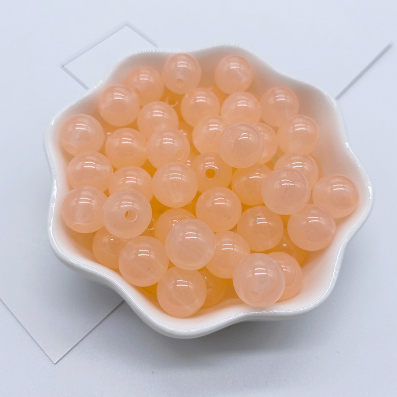 Acrylic through-hole jelly beads are versatile. They are the same light-colored beads as the popular ones. diy fresh color and versatile accessories undefined
