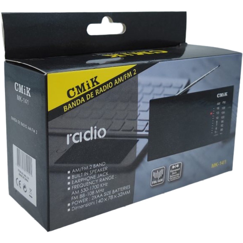 cmik Medium Wave portable old-fashioned fm FM radio semiconductor mini miniature Walkman radio Item Picture