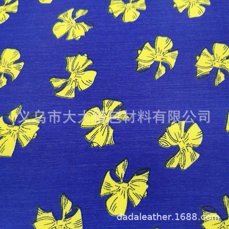 Korean velvet printing [Factory Direct Seller] Chiffon fabric, Korean velvet surface fabric, outer packaging fabric for luggage Specification image