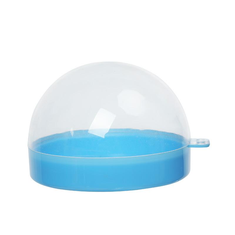 创意半圆塑料透明喜糖礼盒糖果盒婚礼伴手礼宝宝生日礼盒个性diy白底实物图