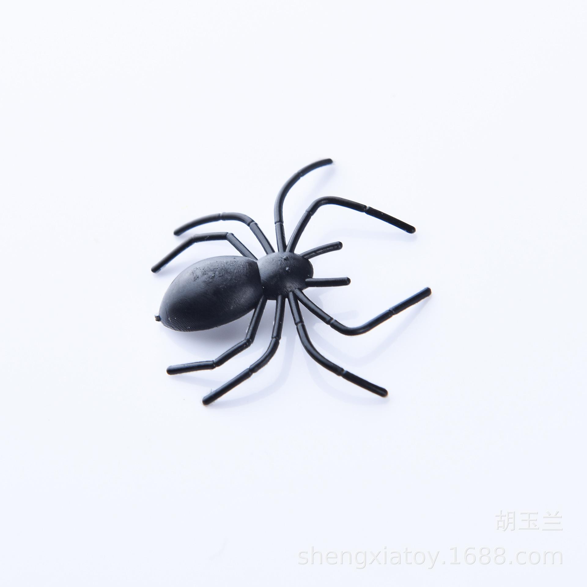 2011-1 Halloween Party Decoration props, prank spider, eco-friendly simulation, bent leg spider, prank scare toy wholesale undefined