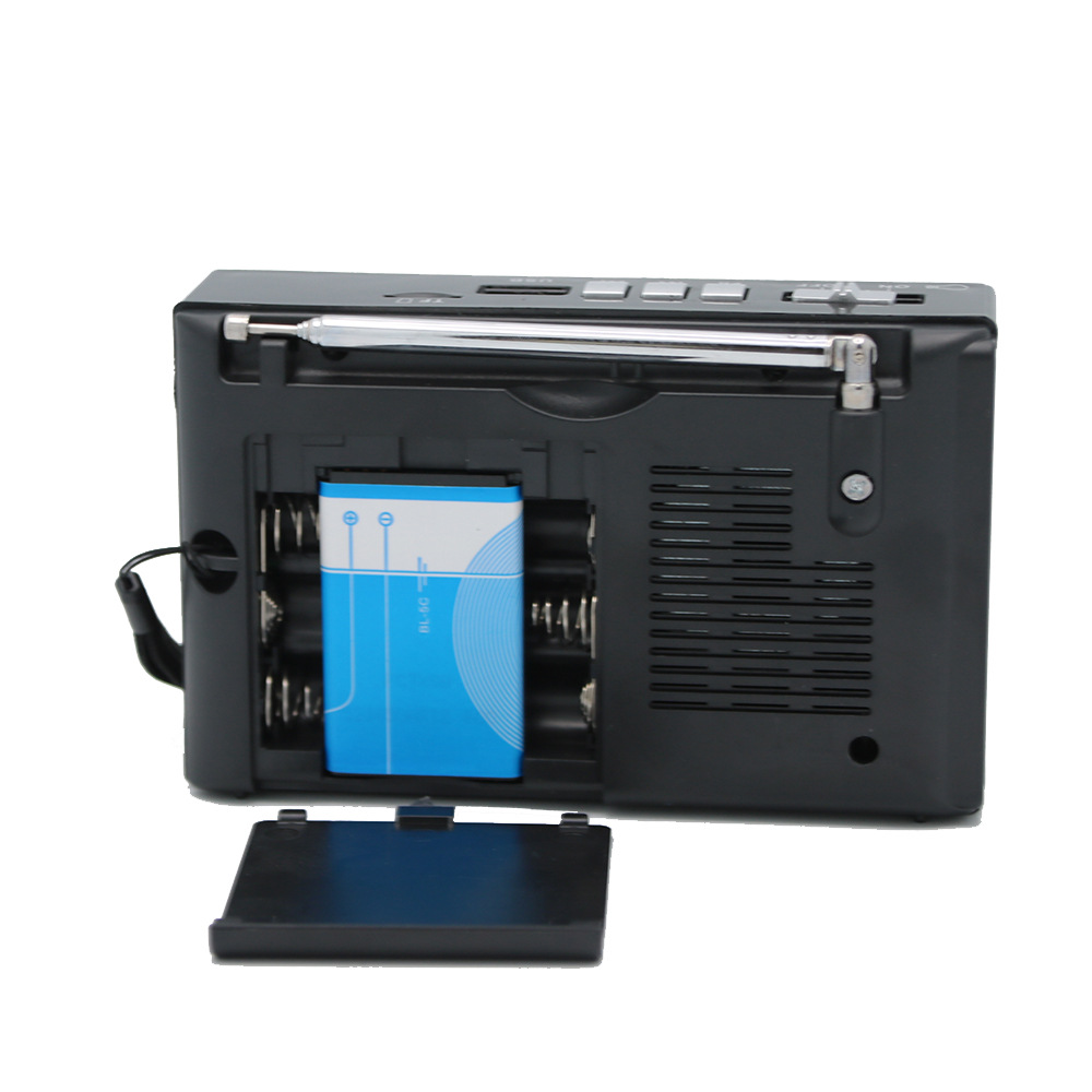 cmik multi-band multi-functional card-inserting flashlight radio, export-oriented speaker radio, card-inserting radio details Picture