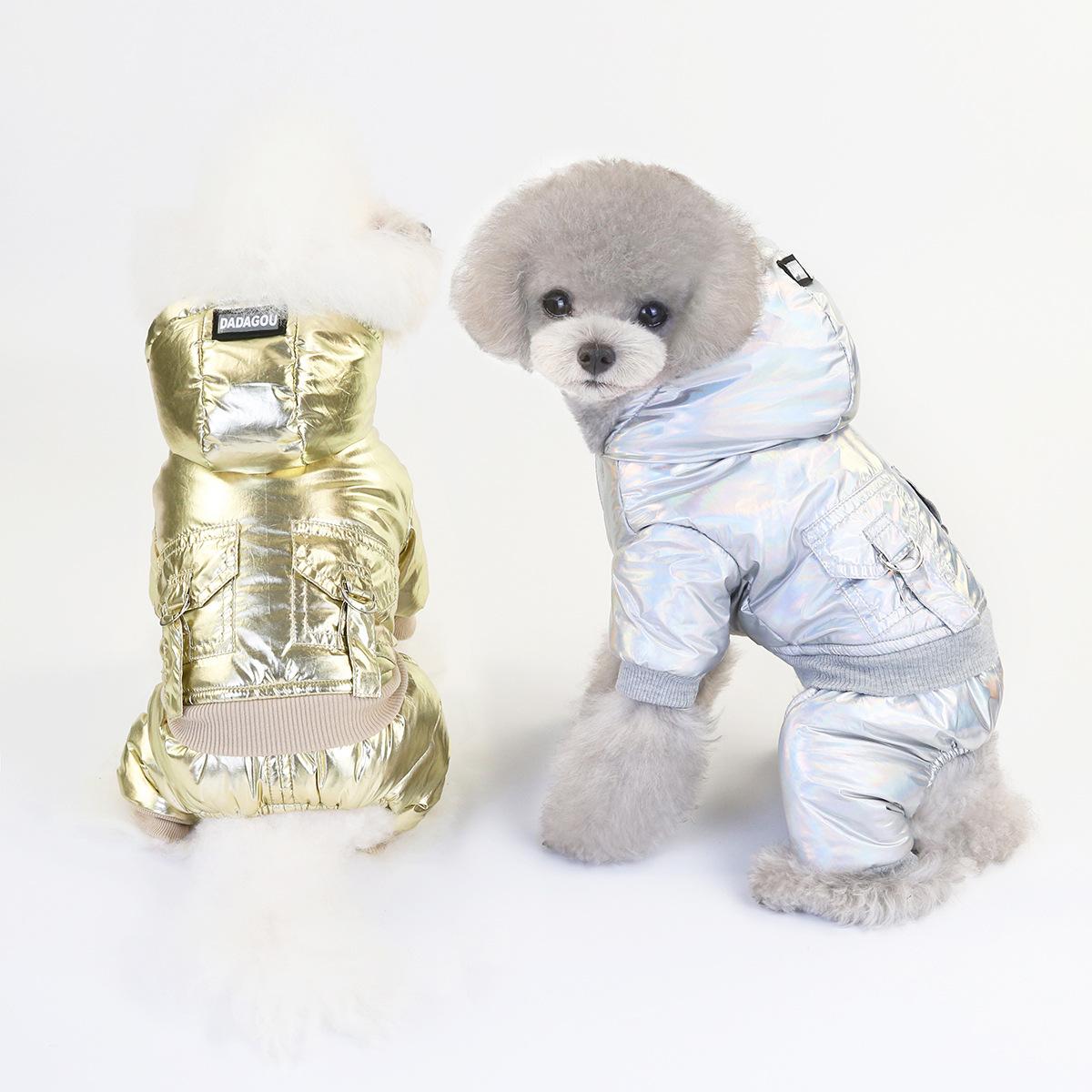 New type of pet dog clothes, cotton medium and small-sized dog clothes, winter warm, waterproof and thickened spacesuits, available for delivery Application Scenario
