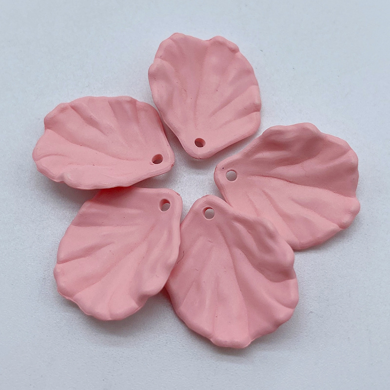 Acrylic hanging hole, spray-painted cabbage leaf, handcrafted earrings and hairpins, diy summer color series, matte touch leaf undefined