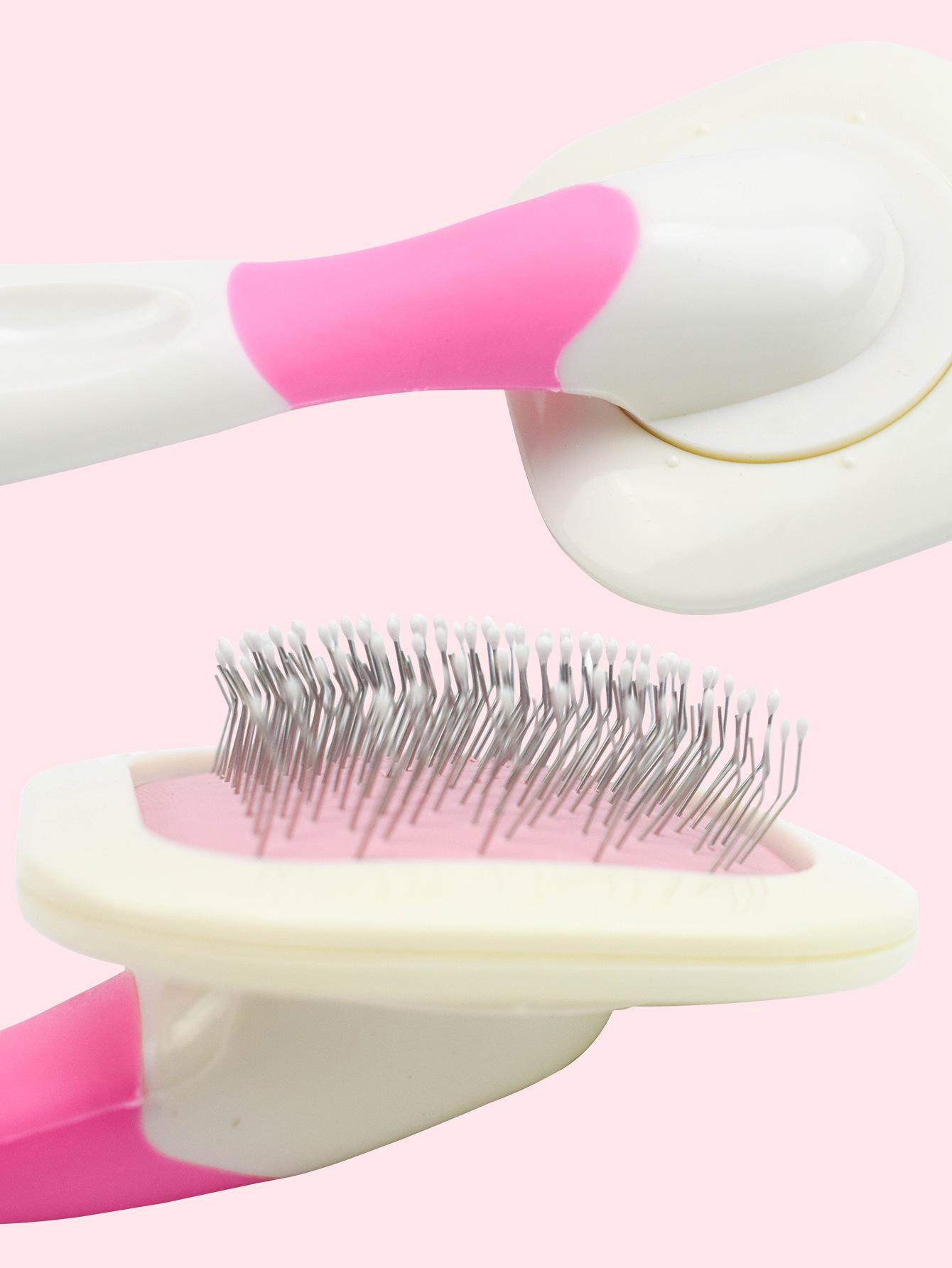 20 new 360 degree rotating stainless steel needle Cat Supplies Pet Hair brush Cat cleaning beauty hair removal brush Specification drawing