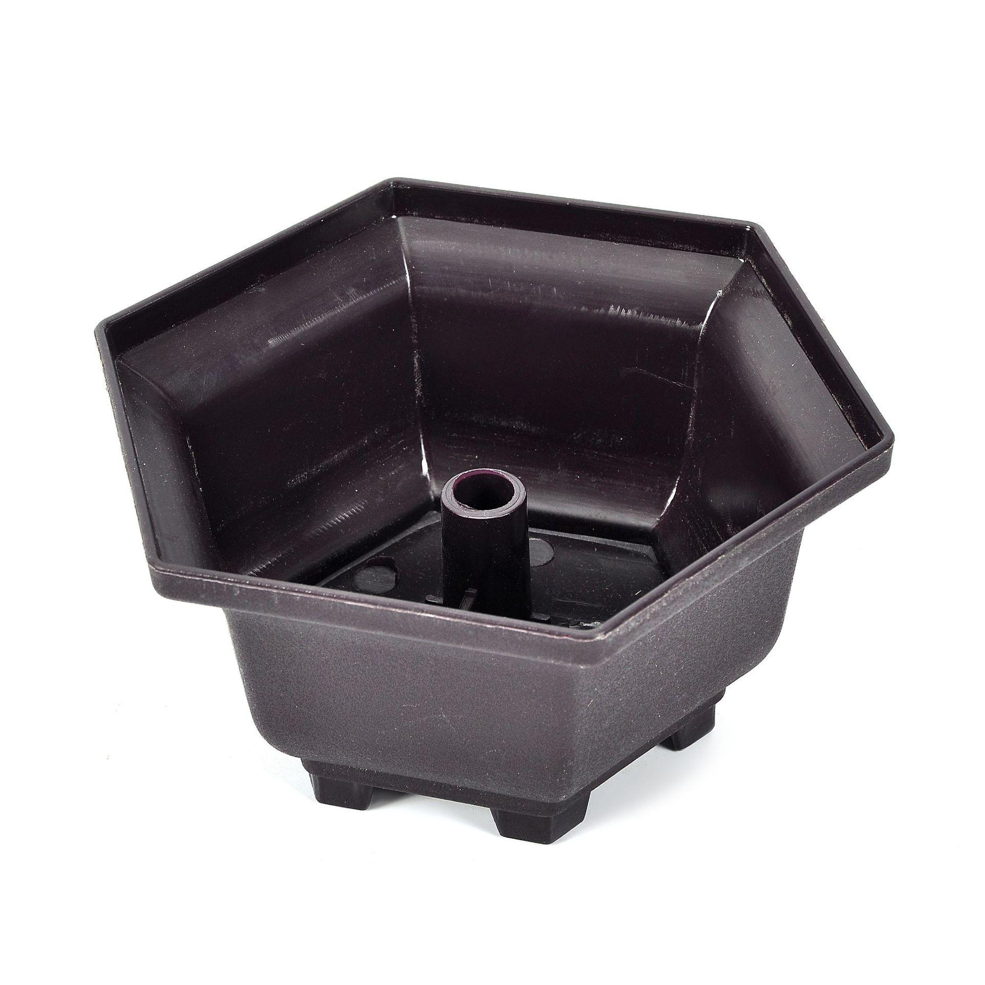 The manufacturer supplies P007 weighted foam plastic flower POTS and flocked artificial flower POTS Specification image