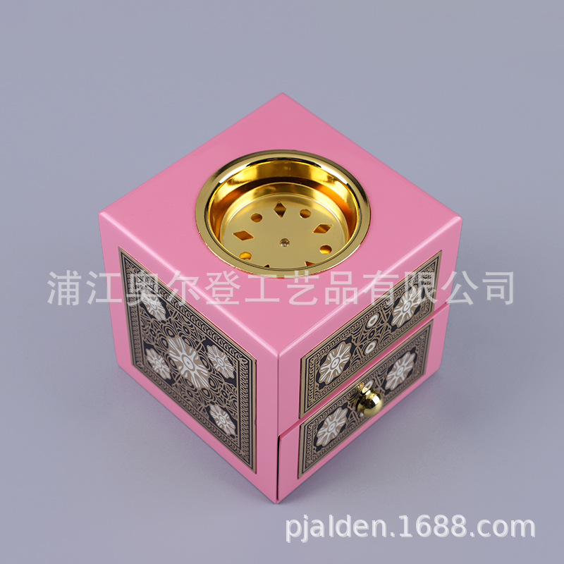 Factory direct sales, wholesale of storage boxes, jewelry boxes, incense burners, reverse-flow sandalwood burners, creative wholesale with hollowed-out designs Specification image