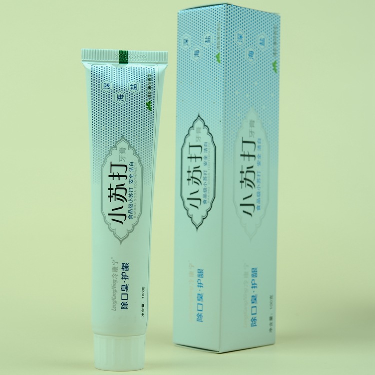 Daily necessities Toothbrush toothpaste wholesale 100g baking soda to remove bad breath gingival care deep sea salt fresh mint flavor Item Picture