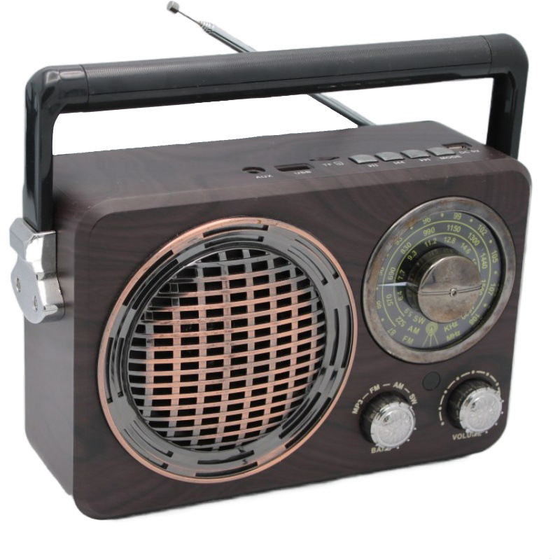cmik retro wooden D Bluetooth speaker, outdoor handheld portable speaker, home computer, mobile phone subwoofer Specification image