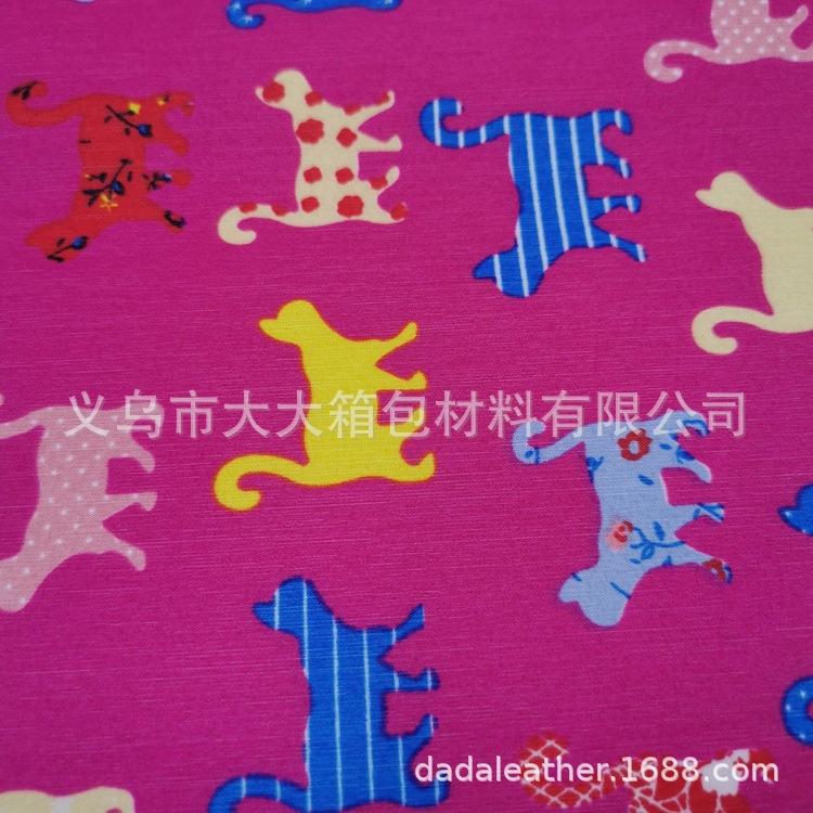 Korean velvet printing [Factory direct Sales] Abundant stock of popular outer packaging fabrics for bags, cosmetic bags, etc Item Picture