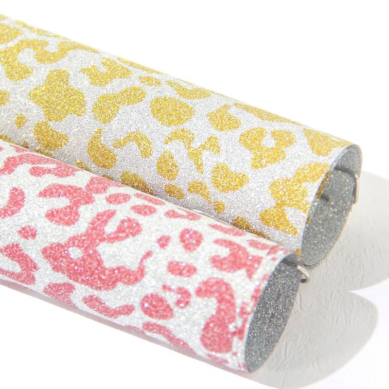 Ruiqu Frosted Leopard Print Flower Shop Flower Art Bouquet packaging materials: Fresh flower wrapping paper 20 pieces per pack, 50*70cm Item Picture