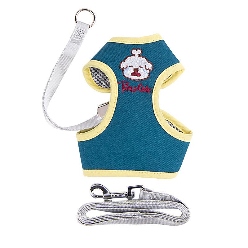 Pet supplies Pet supplies new spot wholesale pet chest strap anti-break meow leash small and medium-sized pet dog walking safety rope Item Picture