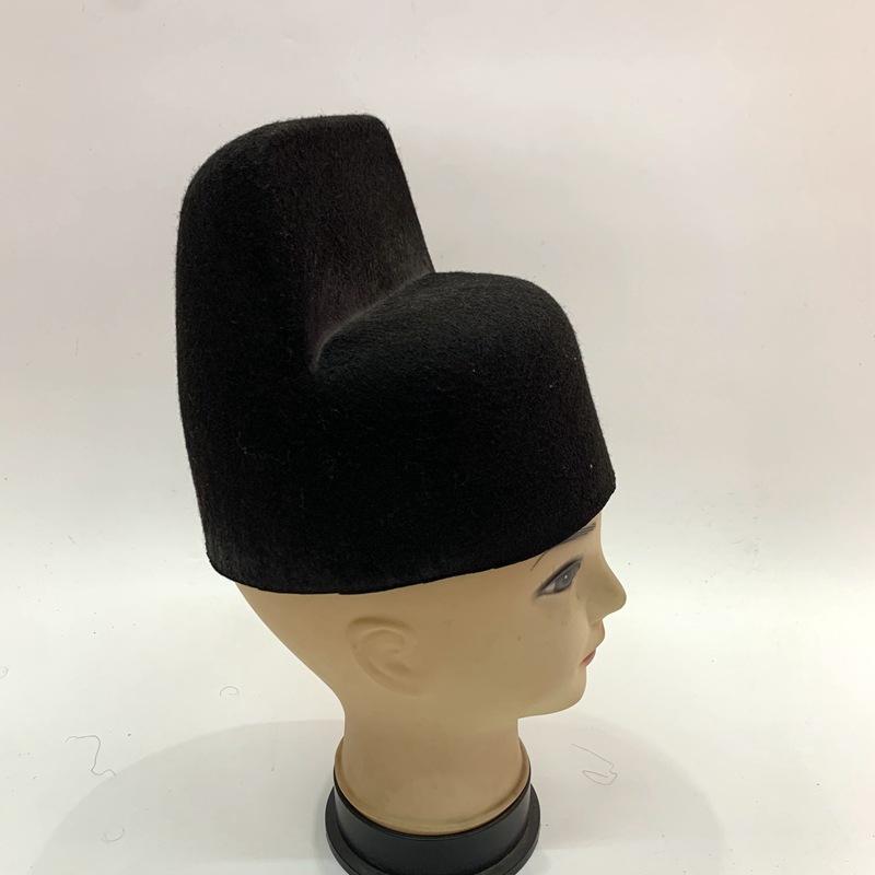 Non-woven fabric top scholar hat shell, groom's wedding high school hat, black, red and yellow three colors custom-made various hat shell and hat blanks Application Scenario