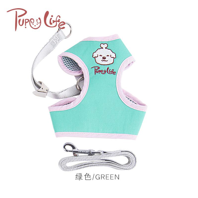 Pet supplies Pet supplies new spot wholesale pet chest strap anti-break meow leash small and medium-sized pet dog walking safety rope undefined