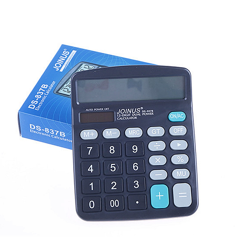 JOINUS DS-837B 12-bit multi-functional financial office solar calculator is directly supplied by the manufacturer thumbnail