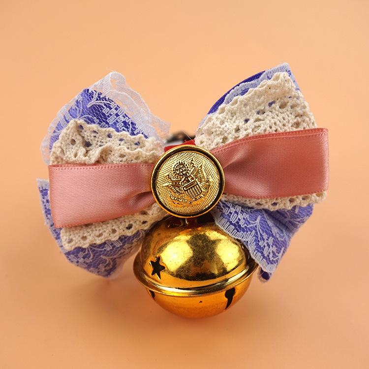 Fashionable bestsellers, small pet collars, big bell bows, dog collars, pet neck rings, one-piece consignment undefined