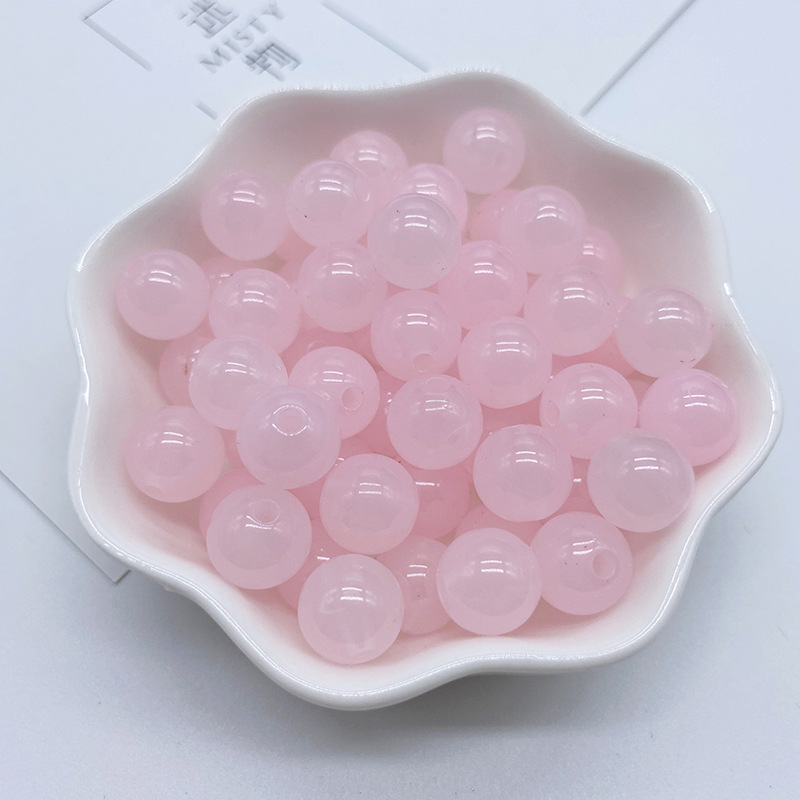Acrylic through-hole jelly beads are versatile. They are the same light-colored beads as the popular ones. diy fresh color and versatile accessories undefined