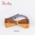 Wholesale of adjustable butterfly bow ties for cats, two-color combination, cute dog collars and dog neck rings, one-piece consignment undefined