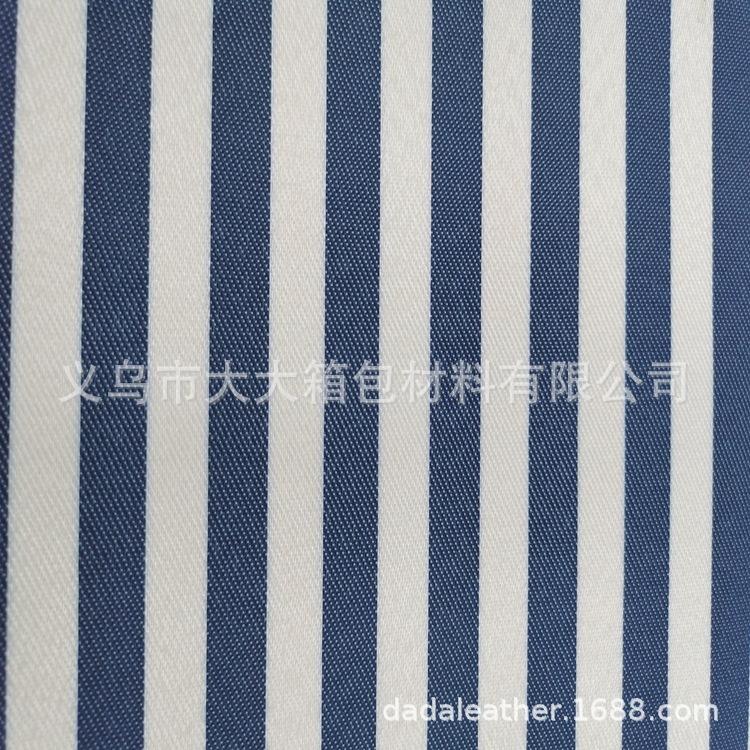 Factory direct sales of color-woven striped fabric, polyester fabric with foamed bottom, apron and bag fabric details Picture
