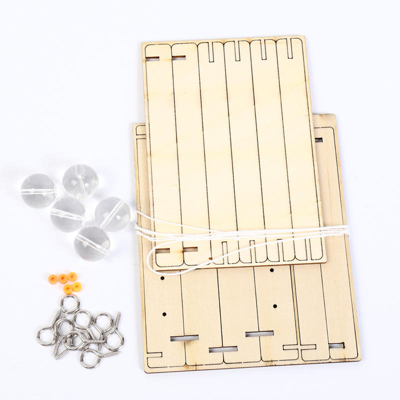 Fun and Educational Technology DIY Experiment Set for Children and Primary School Science play teaching AIDS Material Package Newton pendulum details Picture