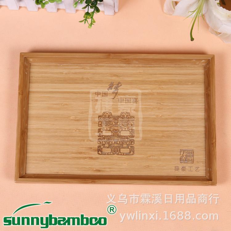 杂货木质复古做旧方形托盘创意家居水果托盘酒店实木托盘细节图