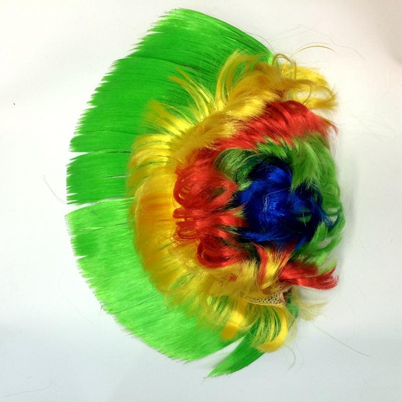 Flower comb hair, custom-made for export, exaggerated festival, party, upturned, fan hair wigs and head covers Application Scenario