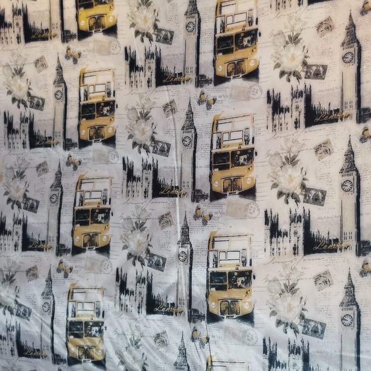 The color-printed series is in large stock and sold directly by the factory. It is a hot-selling outer packaging fabric for bags, cosmetic bags, handbags, etc details Picture
