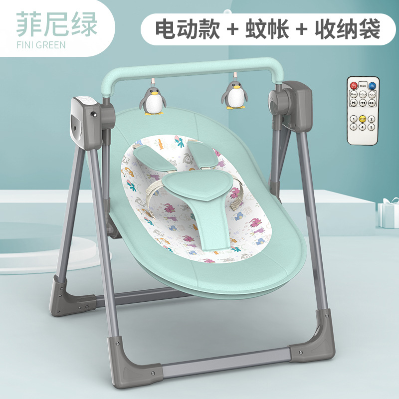 厂家直销 新生儿智能哄睡神器婴儿智能电动摇篮摇床摇椅 跨境详情图9