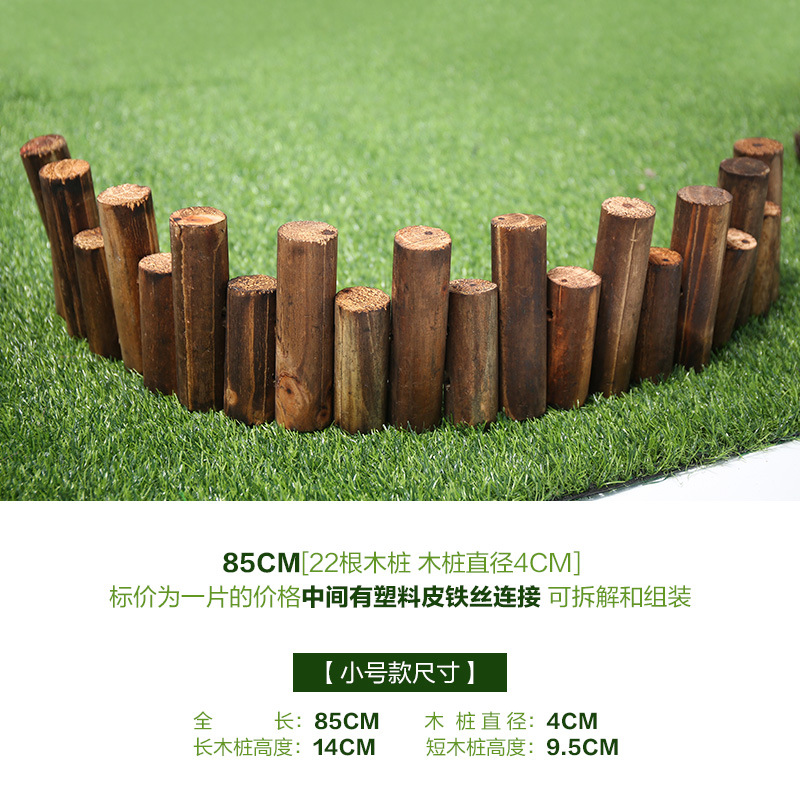 Anti-corrosion carbonized wood pile, garden fence, garden, balcony, fence, courtyard carbonized wood pile factory direct sales undefined