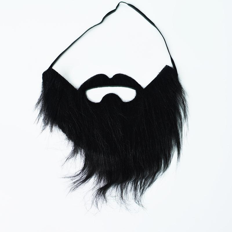 Cross-border Amazon masquerade ball decoration gentleman pirate beard Halloween costume glasses beard props Item Picture