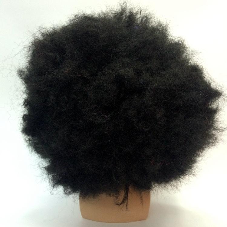 Black 230g explosive exaggerated black celebrity wig manufacturer customizes and sells all kinds of inflated wigs directly Item Picture