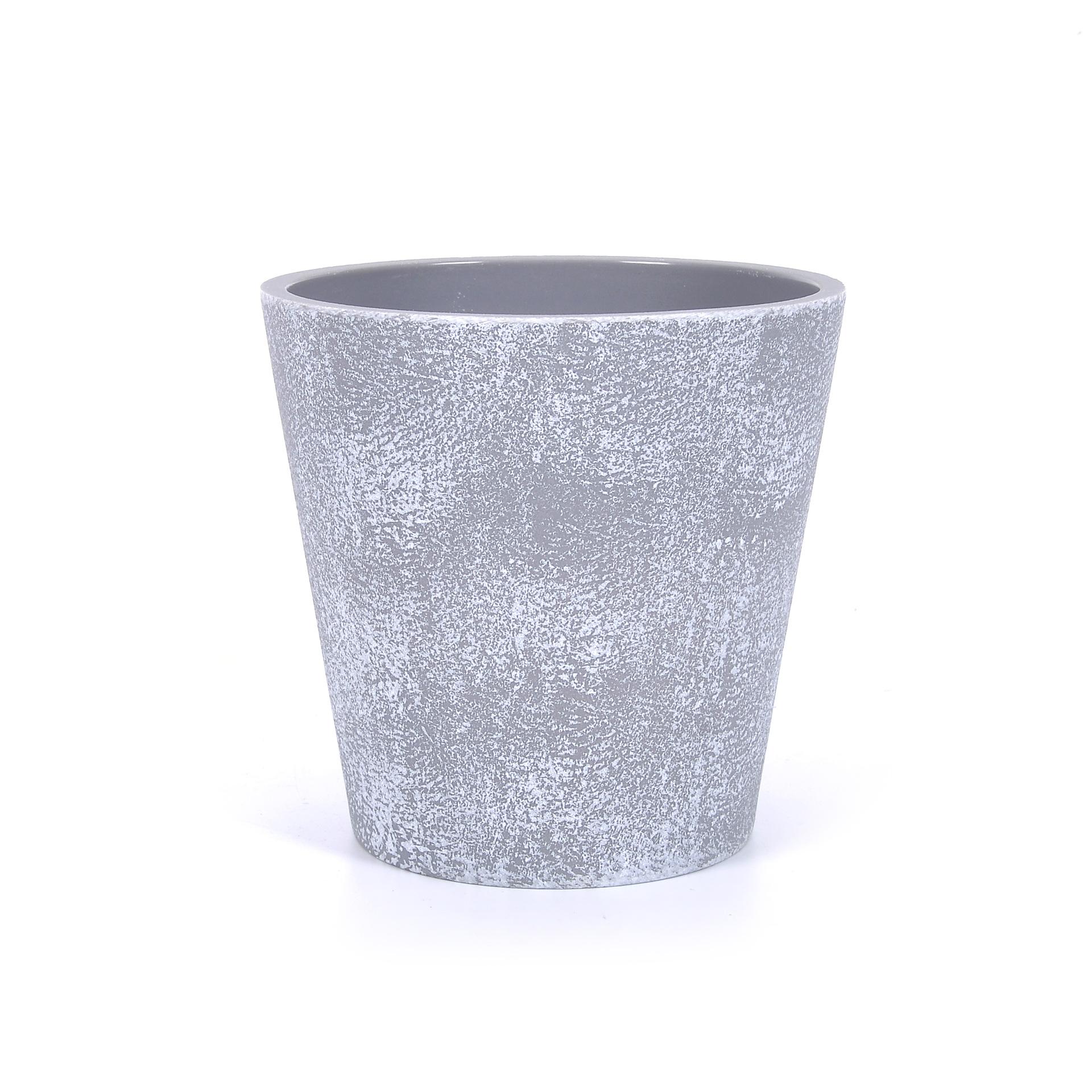 The manufacturer supplies simple Nordic retro cement round flowerpots, desktop potted plants, green plant POTS and succulent flowerpots details Picture