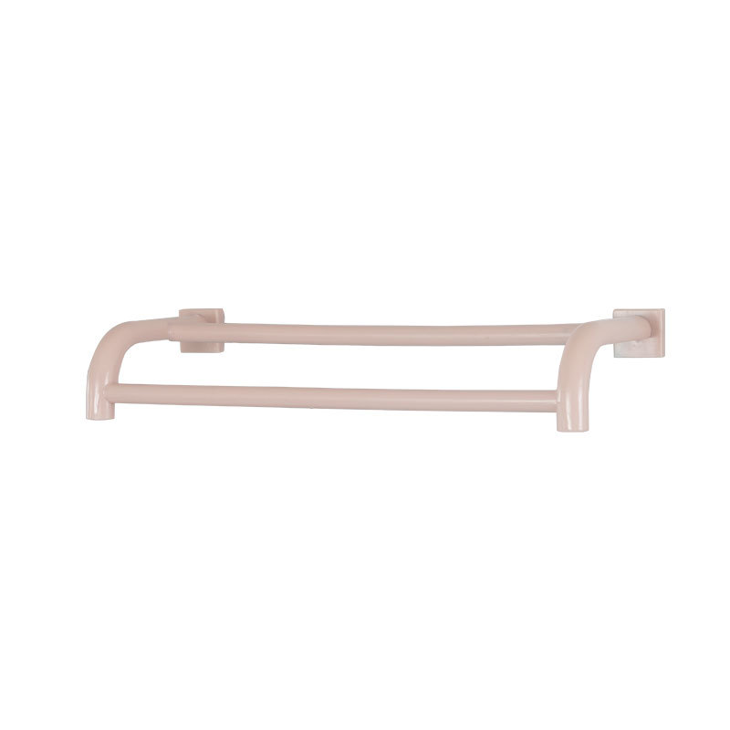 Seamless factory direct sales of widened double-pole towel racks, simple and nail-free towel racks, and bathroom bath towel racks without holes Item Picture
