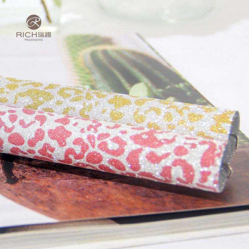 Ruiqu Frosted Leopard Print Flower Shop Flower Art Bouquet packaging materials: Fresh flower wrapping paper 20 pieces per pack, 50*70cm details Picture