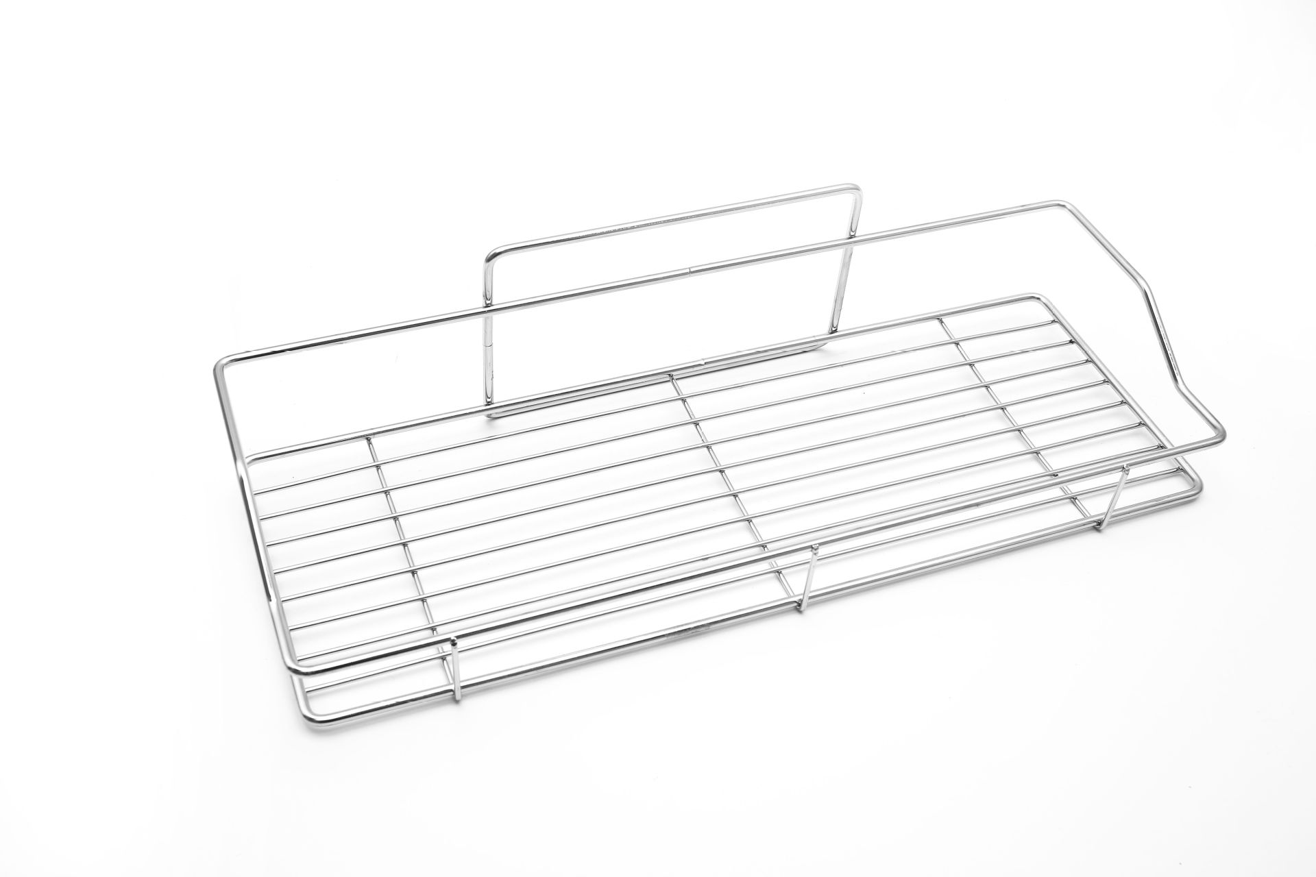 Seamless stainless steel beveled shelf, bathroom cosmetics shelf, space-saving, no need for drilling, strong wall shelf Item Picture