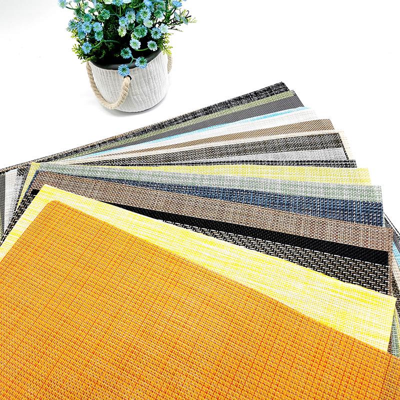 PVC餐垫定制日式简约隔热防滑杯垫多功能西餐垫特斯林餐垫免洗产品图