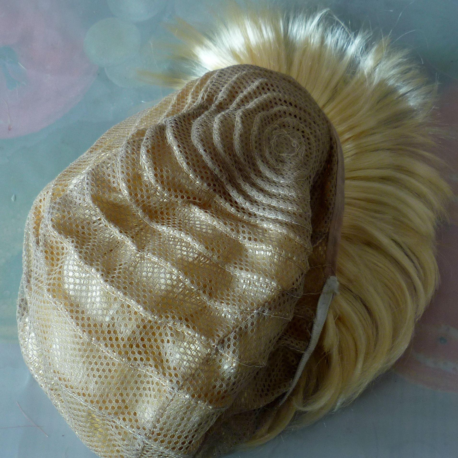 Qianfang Festival wig hat, Foreigner natural color short curly wig, foreign men's wig, men's custom wig 3232 Specification image