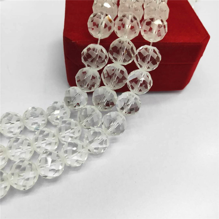 Wholesale of special crystal jewelry cut white crystal loose beads, DIY glass semi-finished jewelry beads, factory direct sales undefined