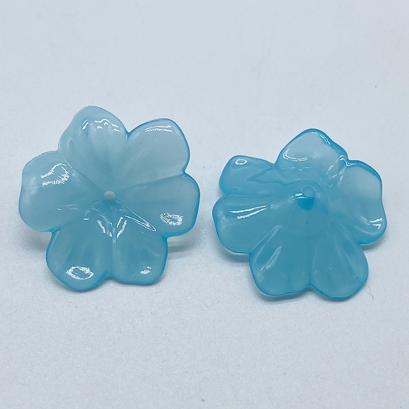 diy simple handcrafted ancient-style headwear and hairpin accessories factory direct sales acrylic jelly petal accessories undefined