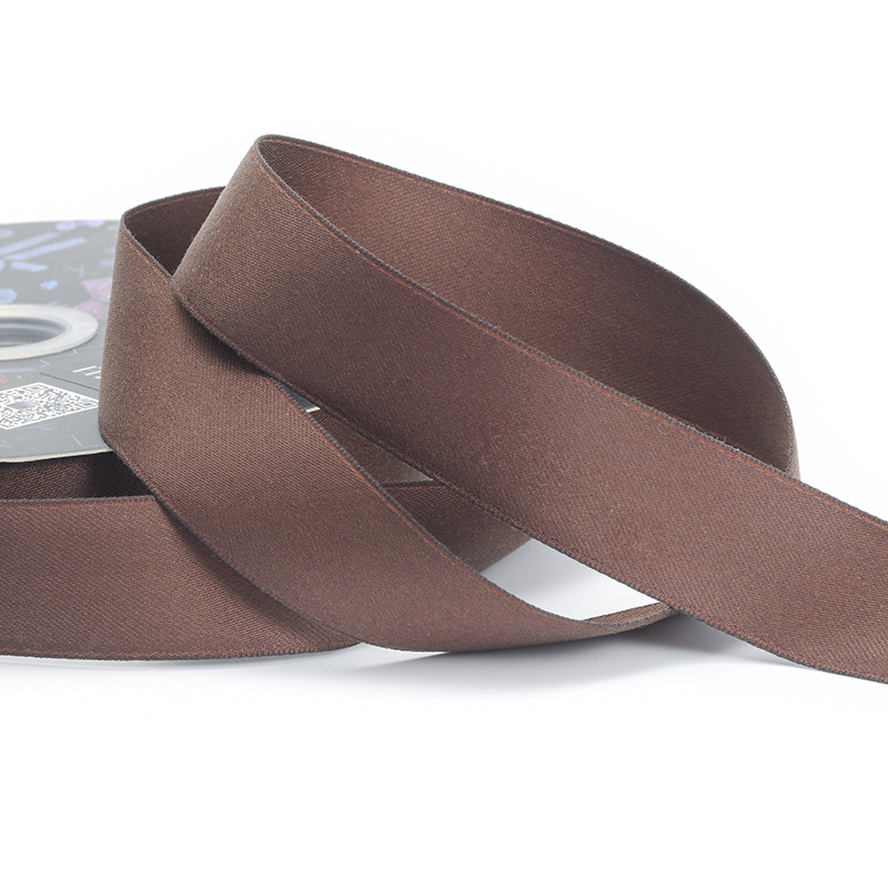 Polyester Ribbon Color Polyester Cotton Ribbon Bow Gift Box Packaging With Textile Accessories Manufacturers Wholesale Customization details Picture