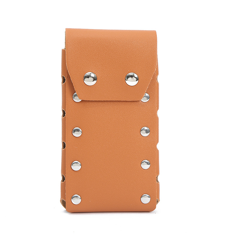 New Selling Fashion Men's Waist Pack Outdoor Leisure Vertical Square Wear Belt Nail Bag Waterproof Customization Wholesale undefined