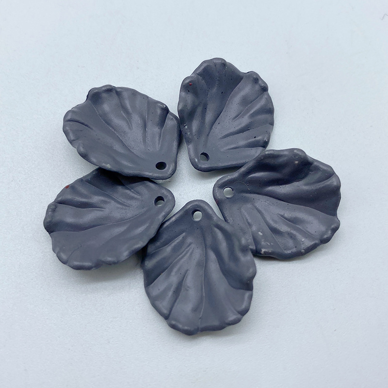 Acrylic hanging hole, spray-painted cabbage leaf, handcrafted earrings and hairpins, diy summer color series, matte touch leaf undefined