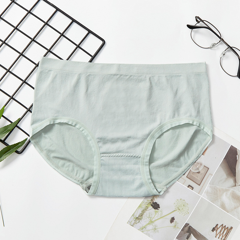 【 Single piece Packaging 】 High-waisted sexy nude ammonia triangle pants, girls' cotton inner moisture-absorbing seamless women's underwear undefined