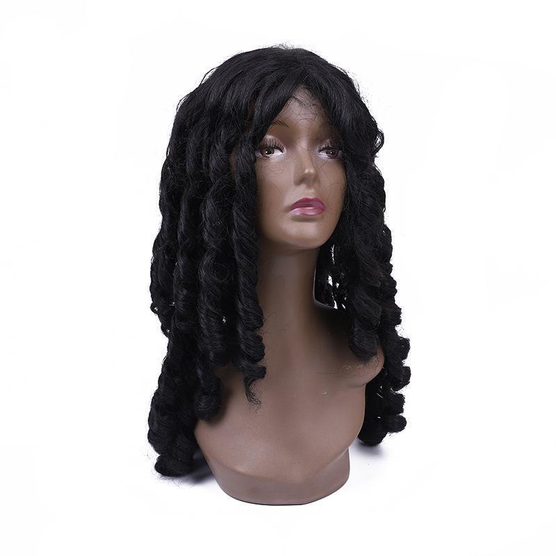 Direct sales and customization of all kinds of fashionable and sexy large curly hair wigs from the manufacturer without bangs