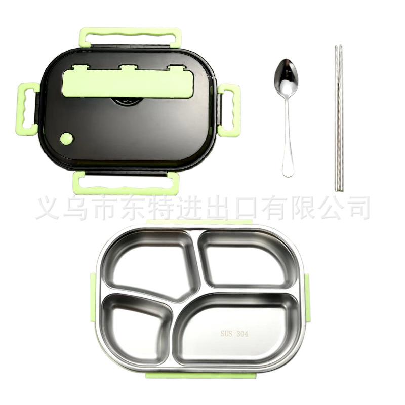 Stainless steel lunch box, bento box, insulated 304 stainless steel insulated sealed lunch box, compartments for individual bento boxes Item Picture