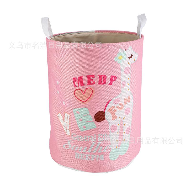 Full-color printed cartoon polyester-cotton thickened laundry bucket, laundry basket, dirty clothes basket, storage basket, sundries basket. Customized according to samples from the manufacturer undefined