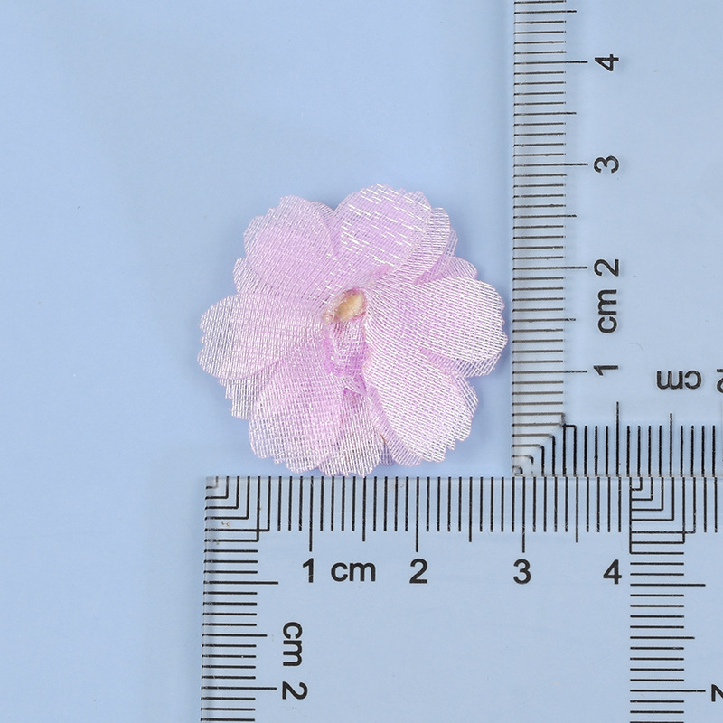 Velvet Onion Bow Three-Dimensional Head Buckle Bow Hand Hook Flower Woven Flower Clothing Shoes Flower Accessories Can Be Customized Specification drawing