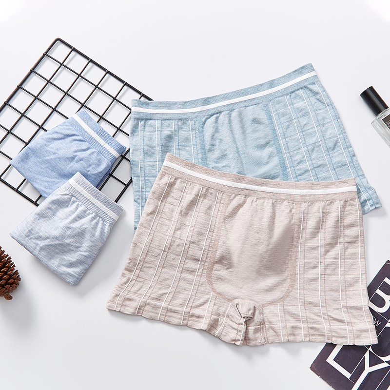 男士平角裤/平脚裤实物图