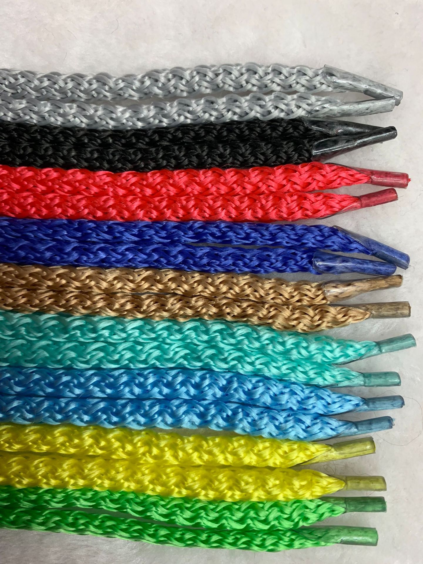 6针6线丙纶钩针手提袋拎包带子 黑色透明塑料指甲卡头粗绳 包装绳手提绳