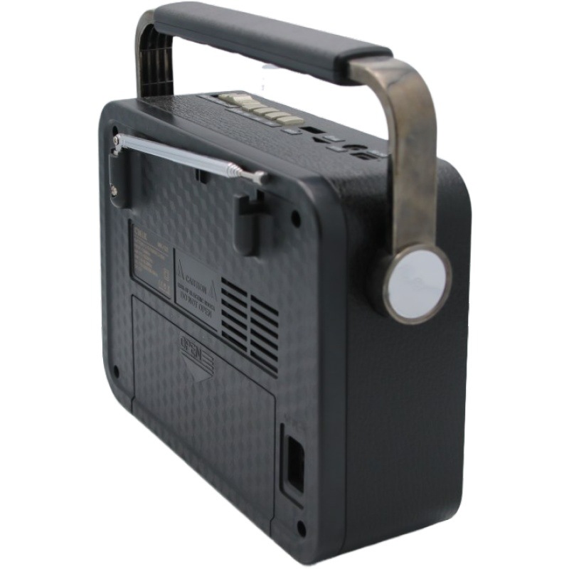 Retro radio Bluetooth speaker, integrated speaker, old-fashioned and nostalgic full-wave charging, plug-in card, cross-border e-commerce speaker Specification image